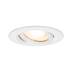 Ruchome oczko podtynkowe białe IP65 1xGU10 LP-4425/1RM WH