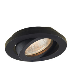 Ruchome oczko podtynkowe czarne IP20 1xGU10 LP-440/1RS BK movable