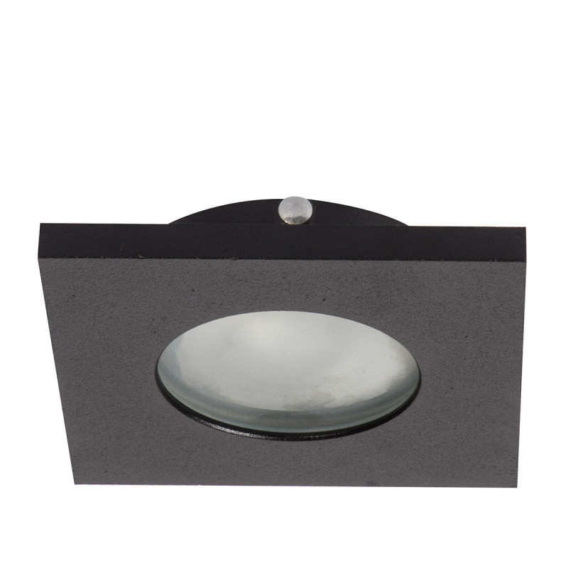 Oczko podtynkowe kwadratowe czarne IP65 1xGU10 LP-440/1RS BK square
