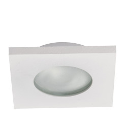 Oczko podtynkowe kwadratowe białe IP65 1xGU10 LP-440/1RS WH square