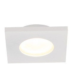 Oczko podtynkowe kwadratowe białe IP65 1xGU10 LP-440/1RS WH square