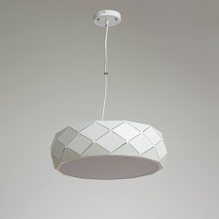 Lampa wisząca biała 3xE27 LP-8069/1P WH
