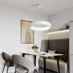 Lampa wisząca biała LED 4000K LP-8069/1P LED WH