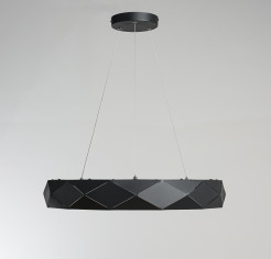 Lampa wisząca czarna LED 4000K LP-8069/1P LED BK