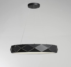 Lampa wisząca czarna LED 4000K LP-8069/1P LED BK