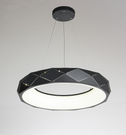 Lampa wisząca czarna LED 4000K LP-8069/1P LED BK