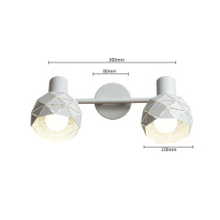 Spot biały 2xE14 LP-8069/2WS WH