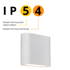 Kinkiet biały LED 4000K LP-1556/1W WH
