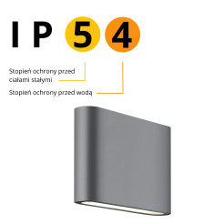 Kinkiet antracyt LED 4000K LP-1556/1W ANTR