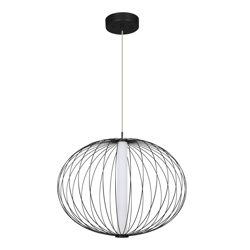 Lampa wisząca czarna LED CCT LP-798/1P S BK