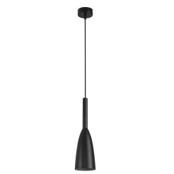 Lampa wisząca 1 czarna 1xE27 LP-181/1P BK