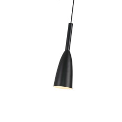 Lampa wisząca 1 czarna 1xE27 LP-181/1P BK