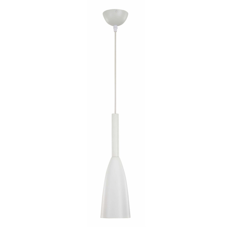 Lampa wisząca 1 biała 1xE27 LP-181/1P WH