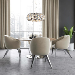 Lampa wisząca srebrna 3xE14 LP-17060/3P