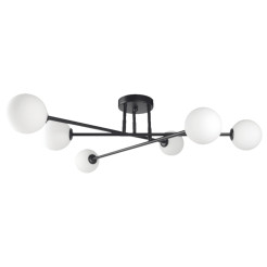 Lampa sufitowa czarna 6xG9 LP-002/6C BK