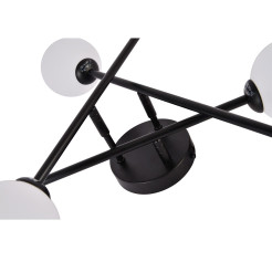 Lampa sufitowa czarna 6xG9 LP-002/6C BK