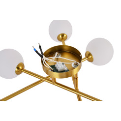Lampa sufitowa złota 6xG9 LP-002/6C