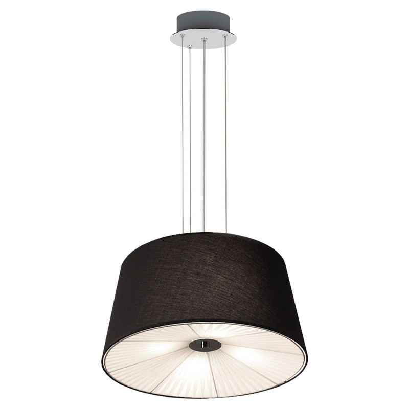 Lampa wisząca czarna 4xE27 LP-1322/1P BK