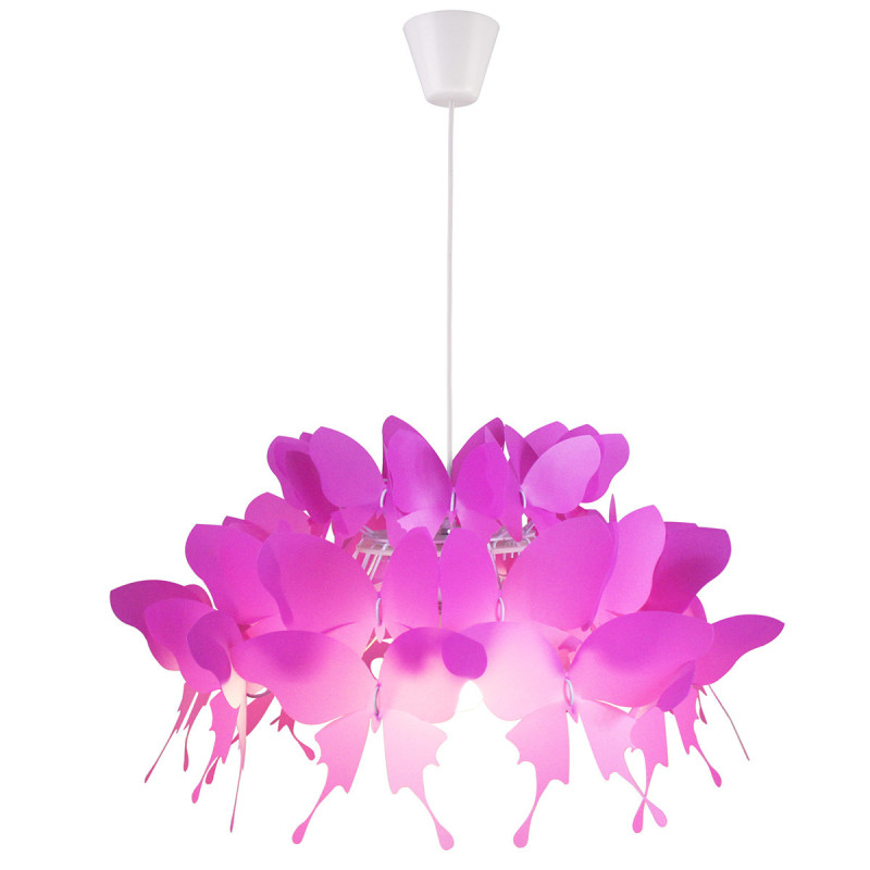 Lampa wisząca ciemny róż 1xE27 LP-3439/1P dark pink