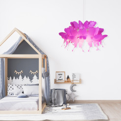 Lampa wisząca ciemny róż 1xE27 LP-3439/1P dark pink
