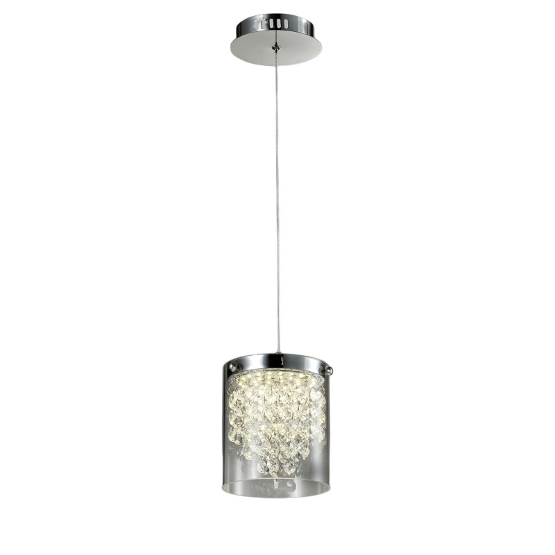 Lampa wisząca chrom LED 4000K LP-1114/1P