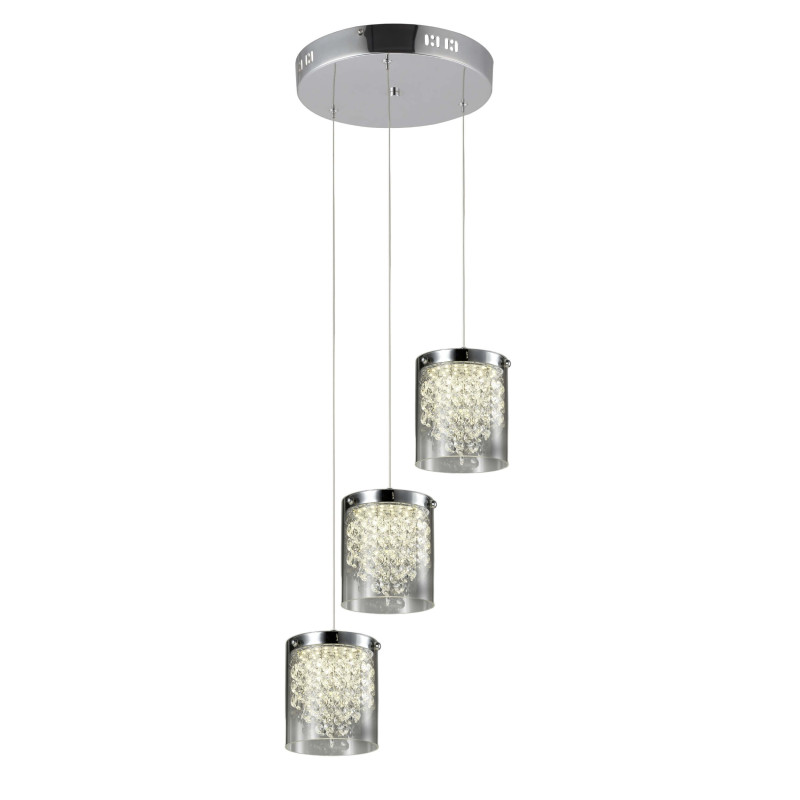 Lampa wisząca chrom LED 4000K LP-1114/3C