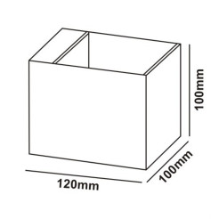Kinkiet biały 1xG9 LP-104/1W WH