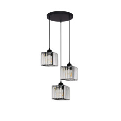 Lampa wisząca czarna 3xE27 LP-2383/3P BK