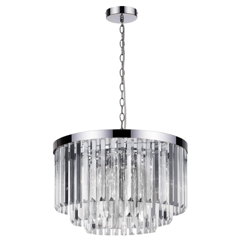Lampa wisząca 5 srebrna 5xE14 LP-2910/5P