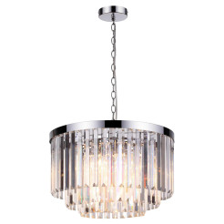 Lampa wisząca 5 srebrna 5xE14 LP-2910/5P