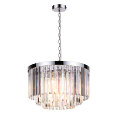 Lampa wisząca 5 srebrna 5xE14 LP-2910/5P