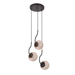 Lampa wisząca czarna 3xE27 LP-125/3P BK