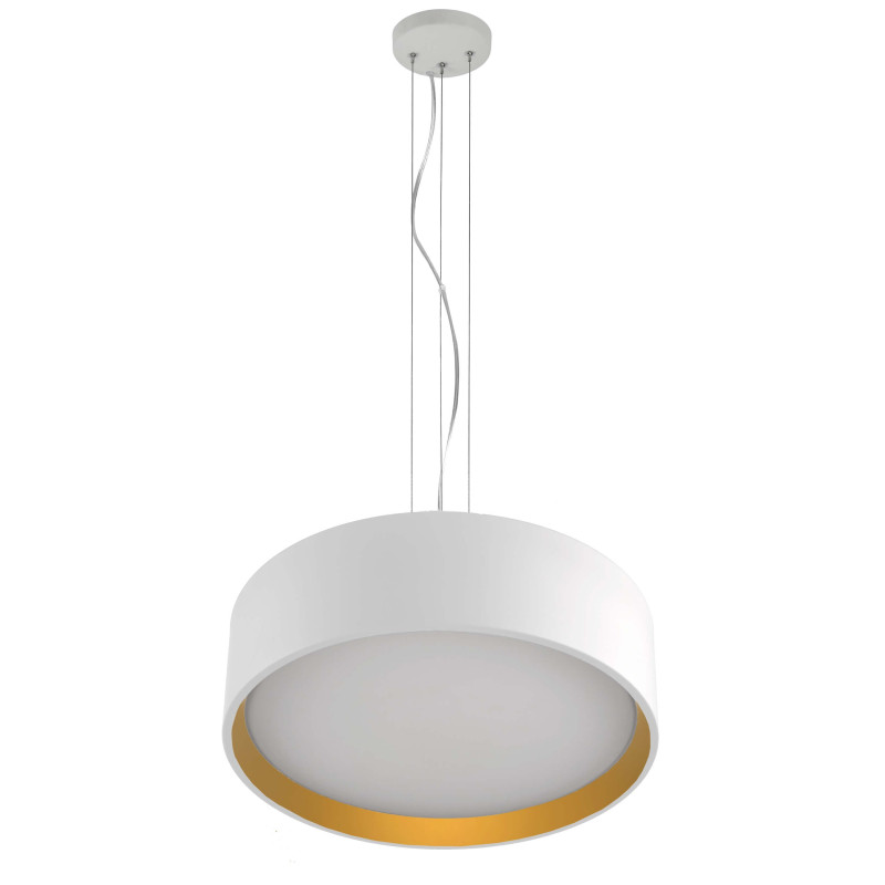 Lampa wisząca biało - złota LED 3000K LP-043/1P WH/GD