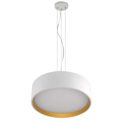 Lampa wisząca biało - złota LED 3000K LP-043/1P WH/GD