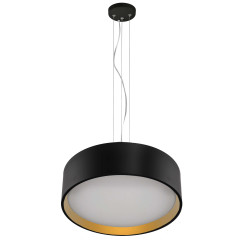 Lampa wisząca czarno - złota LED 3000K LP-043/1P BK/GD