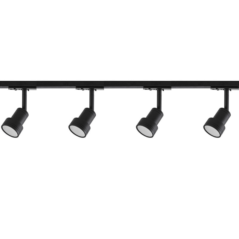 Zestaw oświetlenia szynowego SET czarny 4xGU10 LP-733 SET BK