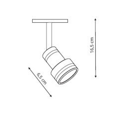 Zestaw oświetlenia szynowego SET czarny 4xGU10 LP-733 SET BK