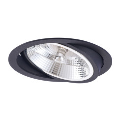Ruchome oczko podtynkowe Nero czarne 1xGU10 LP-4424/1RS BK movable