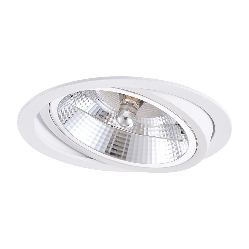 Ruchome oczko podtynkowe białe 1xGU10 LP-4424/1RS WH movable
