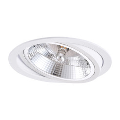 Ruchome oczko podtynkowe białe 1xGU10 LP-4424/1RS WH movable