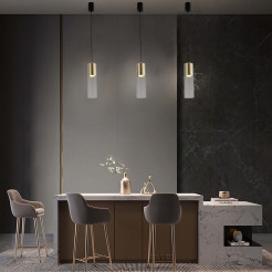 Lampa wisząca złota 1xGU10 LP-232/1P GD