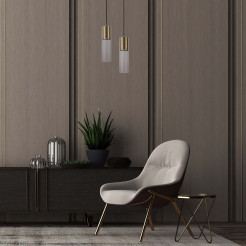 Lampa wisząca złota 1xGU10 LP-232/1P GD