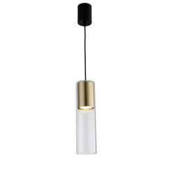 Lampa wisząca złota 1xGU10 LP-232/1P GD