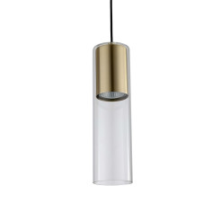 Lampa wisząca złota 1xGU10 LP-232/1P GD