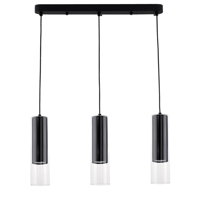 Lampa wisząca czarna 3xGU10 LP-232/3L BK