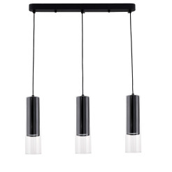 Lampa wisząca czarna 3xGU10 LP-232/3L BK