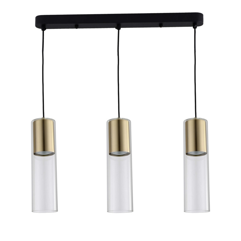 Lampa wisząca złota 3xGU10 LP-232/3L GD