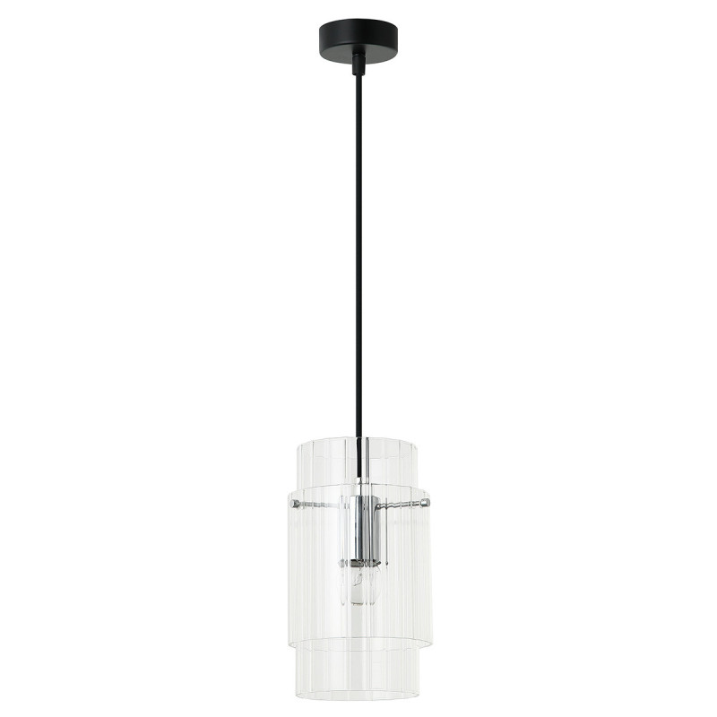 Lampa wisząca Savona czarna 1xE27 LP-707/1P