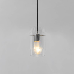Lampa wisząca Savona czarna 1xE27 LP-707/1P