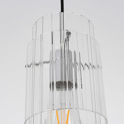Lampa wisząca Savona czarna 1xE27 LP-707/1P
